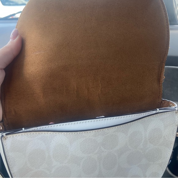 Coach beige crossbody bag - Picture 4 of 5